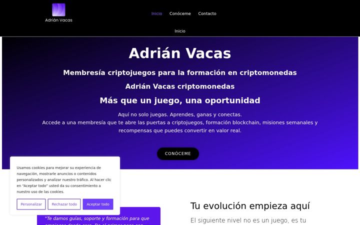 Screenshot of adrian-vacas.com