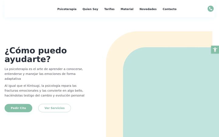 Screenshot of adrianaaguadopsicologa.com