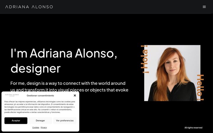 Screenshot of adrianaalonso.es