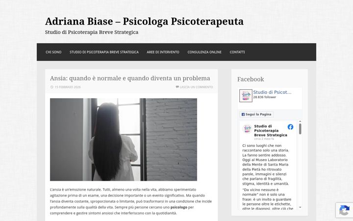 Screenshot of adrianabiase.it