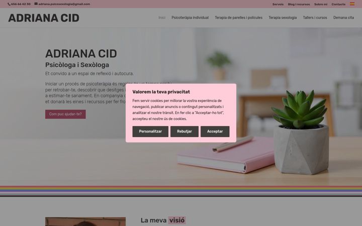 Screenshot of adrianacid.com