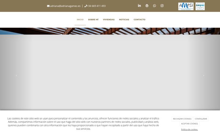 Screenshot of adrianagamez.es