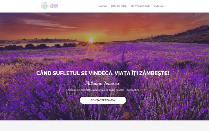 Screenshot of adrianaionescu.ro