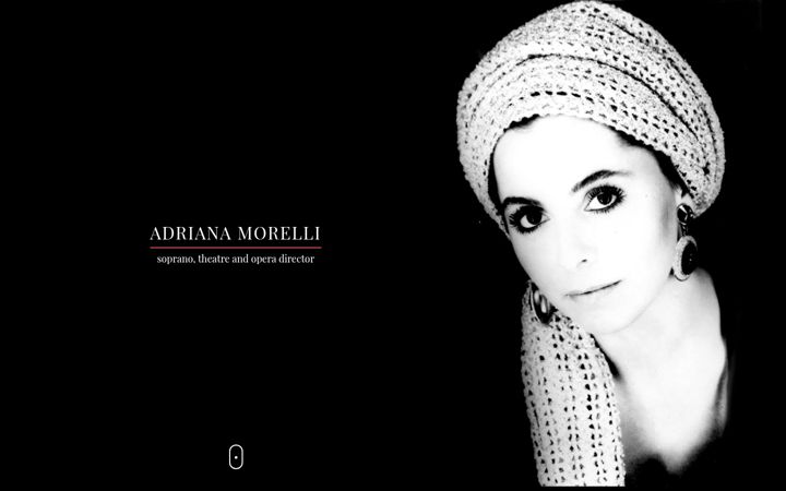 Екранна снимка на adrianamorelli.com