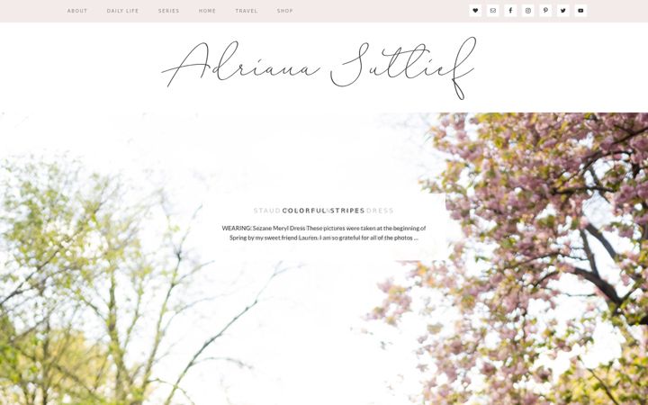 Екранна снимка на adrianasutlief.com
