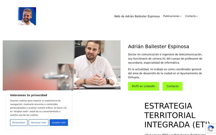 Screenshot of adrianballester.es