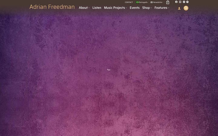 Screenshot of adrianfreedman.com
