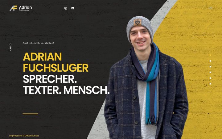 Screenshot of adrianfuchsluger.at