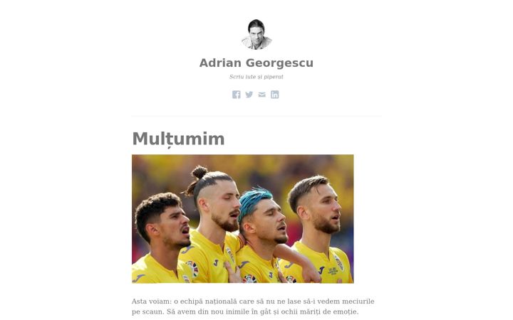 Screenshot stránky adriangeorgescu.ro