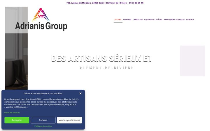 Screenshot of adrianis.fr