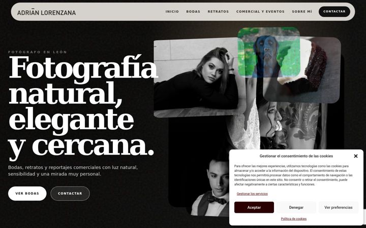 Screenshot of adrianlorenzana.com