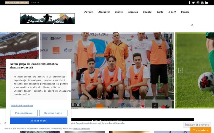 Captura de pantalla de adrianmanea.ro