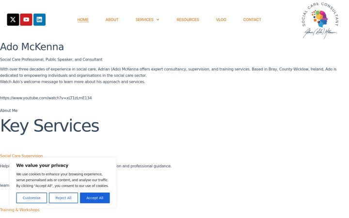 Screenshot of adrianmckenna.com