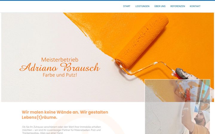 Screenshot of adrianobrausch.de