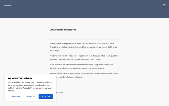 Screenshot of adrianodiniz.com