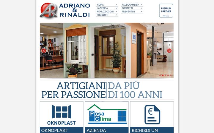 Screenshot of adrianoerinaldi.it