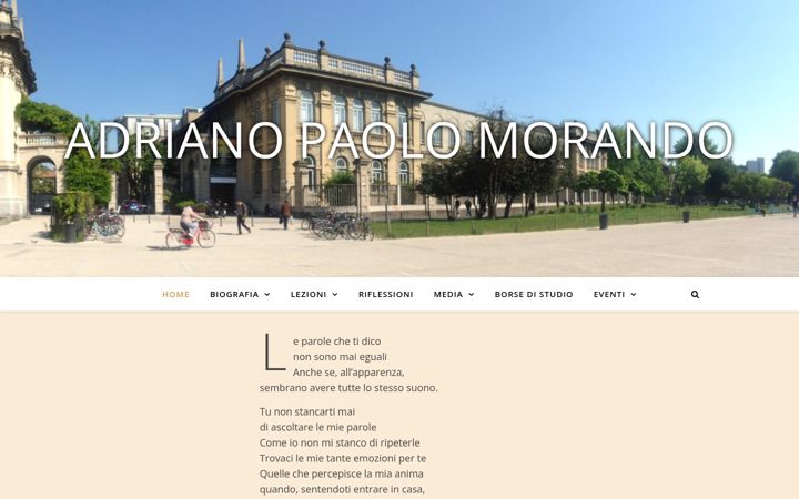 Zrzut ekranu adrianomorando.it