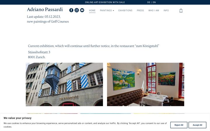Zrzut ekranu adrianopassardi.ch