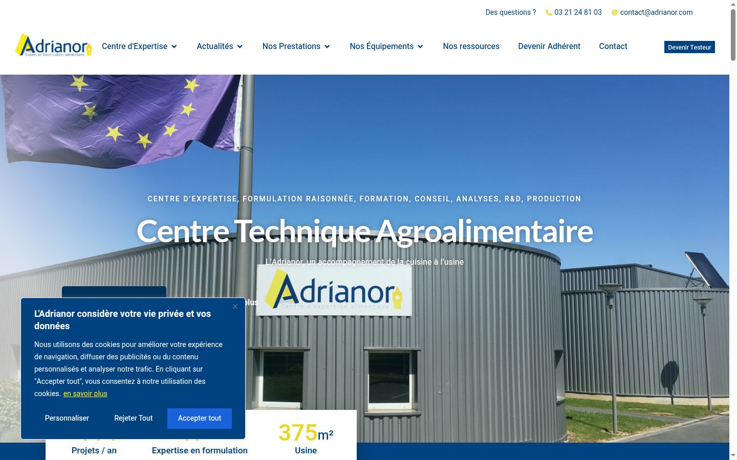 Screenshot tal-banner tal-kunsens muri qabel kwalunkwe interazzjoni