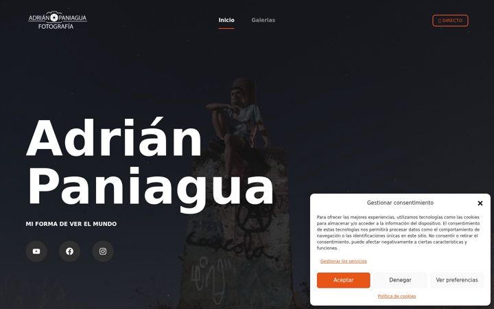 Screenshot of adrianpaniagua.es