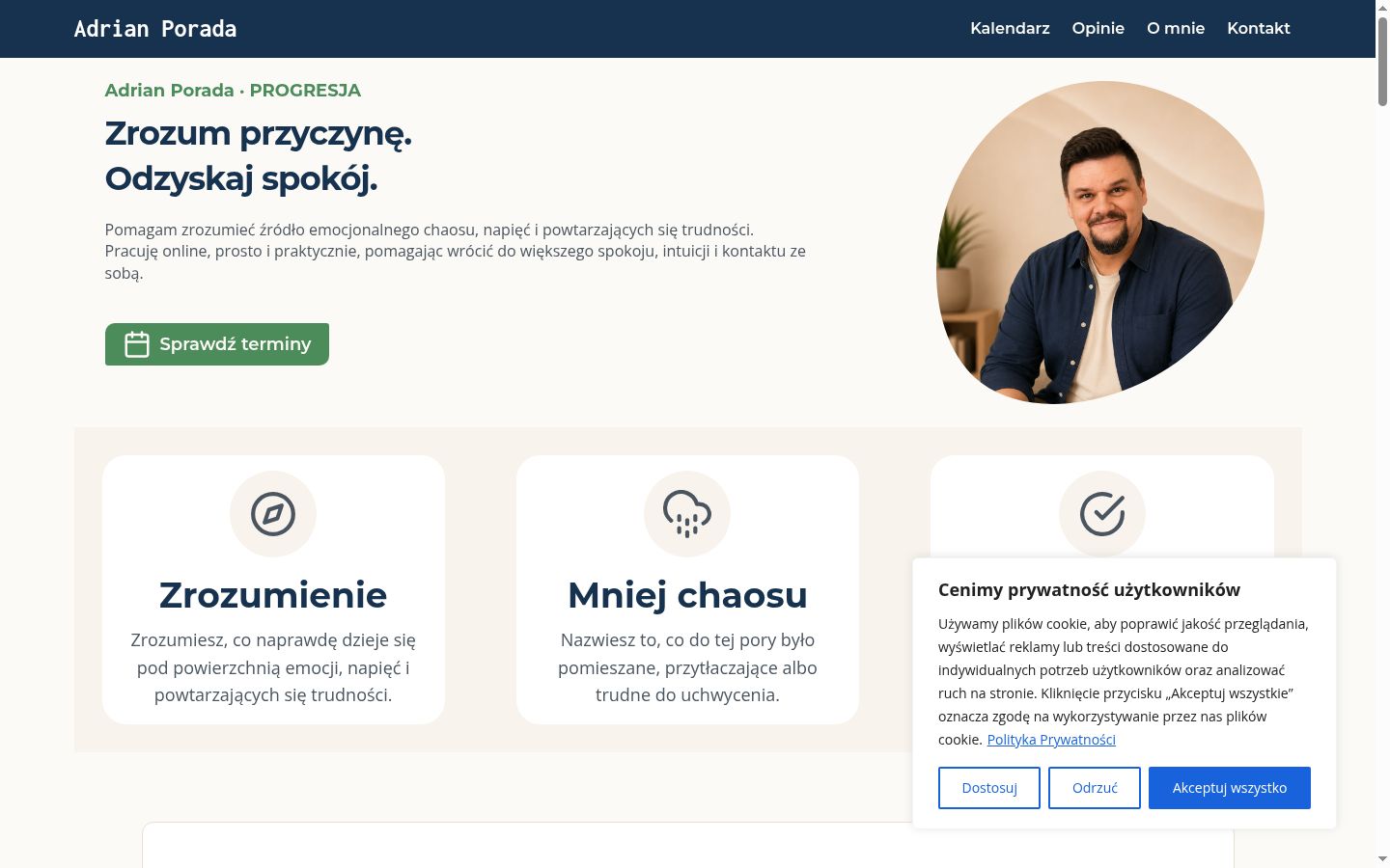 Captură de ecran a bannerului de consimțământ afișat înainte de orice interacțiune