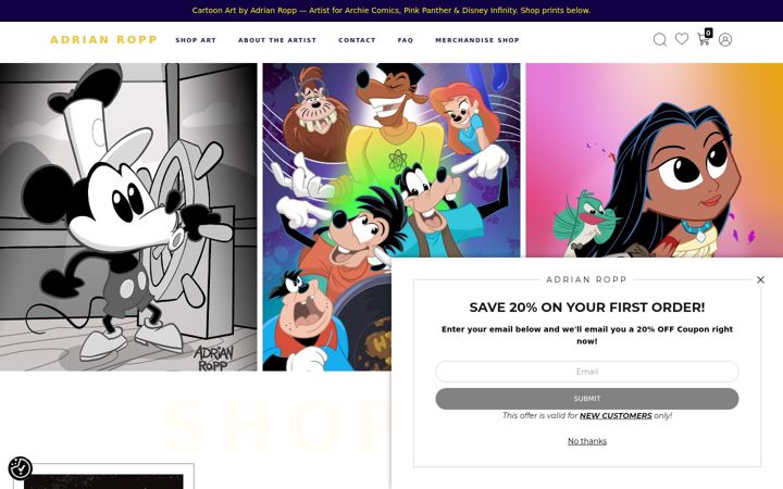 Screenshot of adrianropp.com
