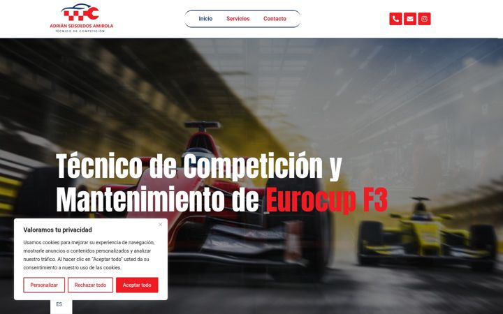 Screenshot of adrianseisdedos.com