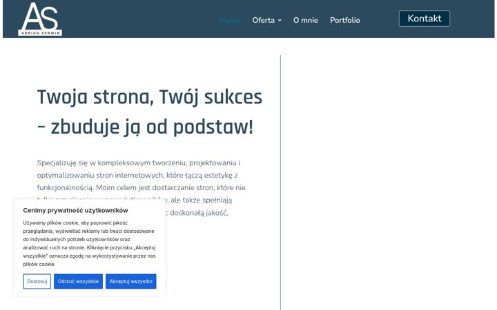 Screenshot di adrianserwin.pl