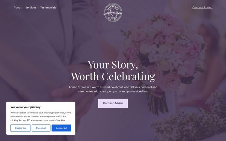 Screenshot of adrianstores.com