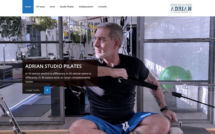 Screenshot di adrianstudiopilates.it