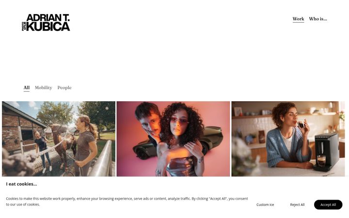 Screenshot of adriantkubica.com