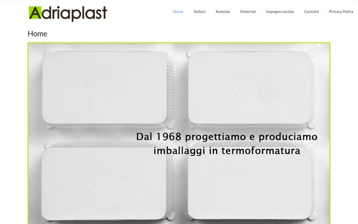 Screenshot of adriaplast.com