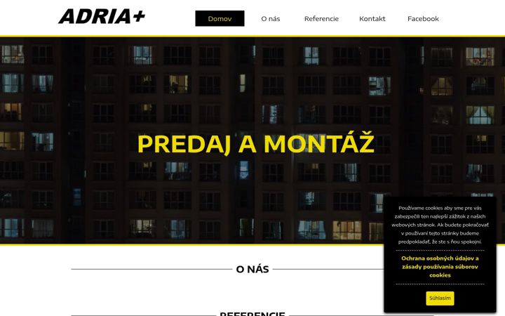 Screenshot of adriaplus.sk