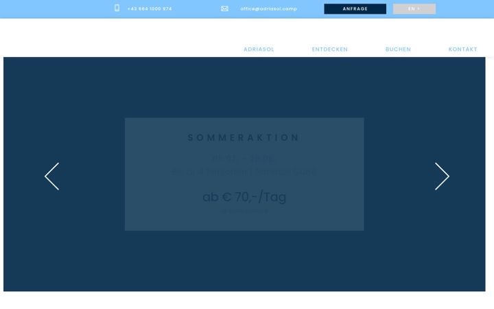 Screenshot of adriasol.com