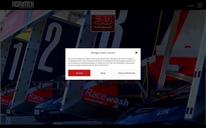 Screenshot of adriateh.com