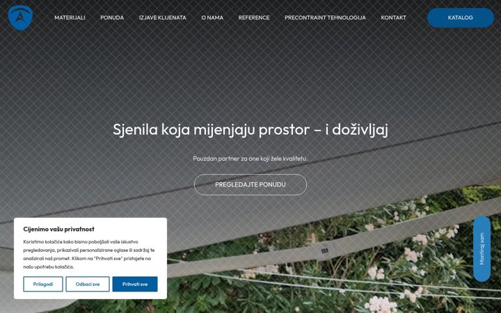 Screenshot of adriatende.hr