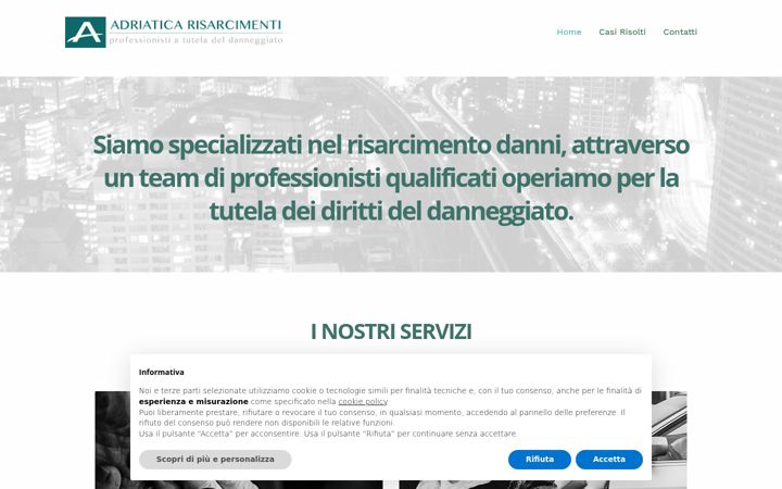 Screenshot of adriaticarisarcimenti.it