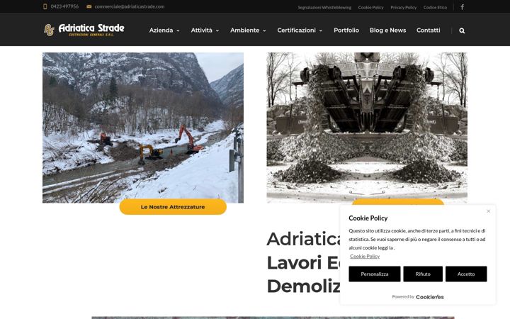 Screenshot ta' adriaticastrade.com