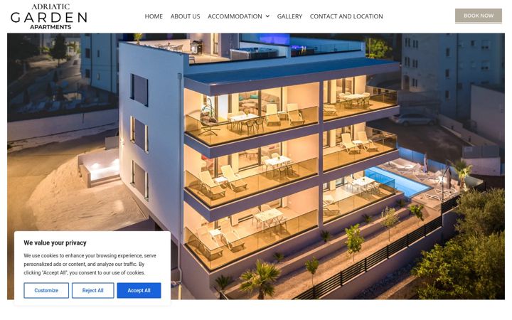 Captură de ecran a adriaticgarden.com