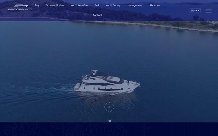 Captură de ecran a adriaticmegayacht.com
