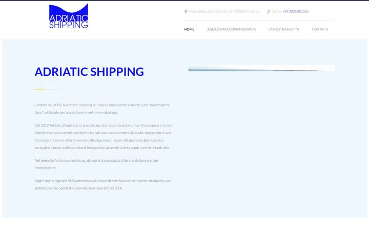 Screenshot of adriaticshipping.com