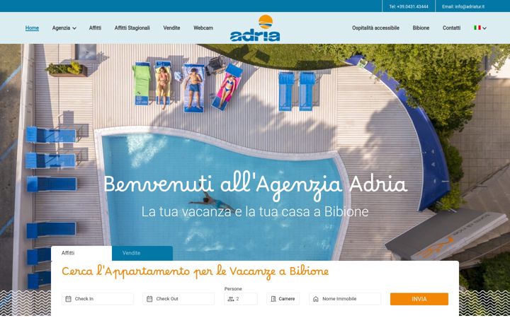 Ekrano kopija adriatur.it