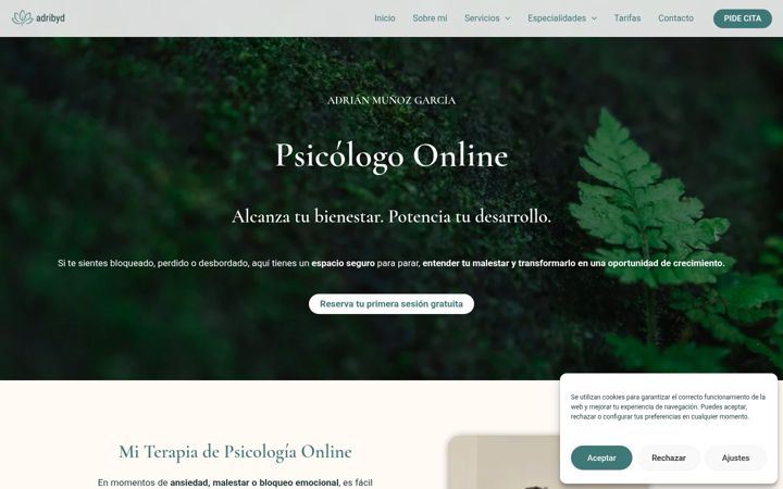 Screenshot of adribyd.com