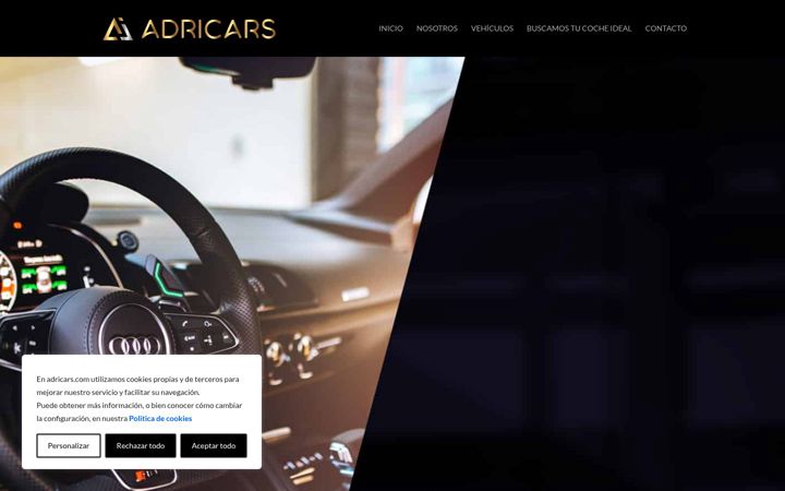 Screenshot of adricars.com