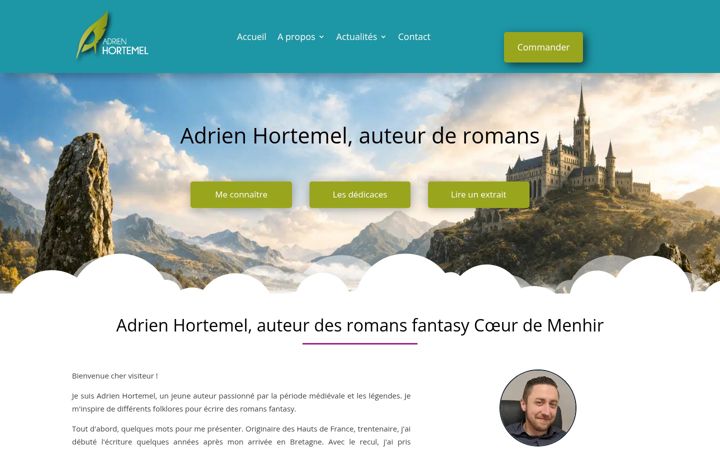 Screenshot ta' adrien-hortemel.fr