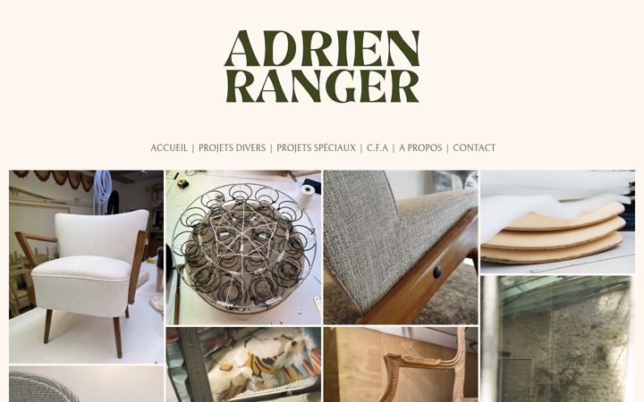 Screenshot ta' adrien-ranger.fr