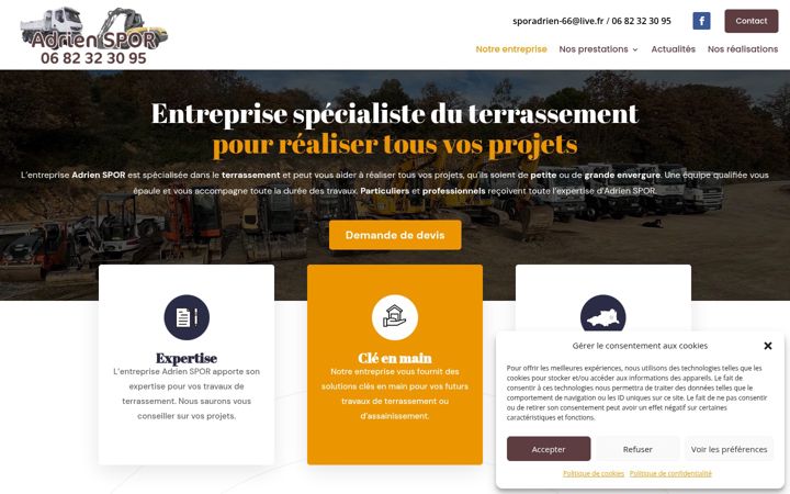 Screenshot ta' adrienspor-travauxpublics.fr