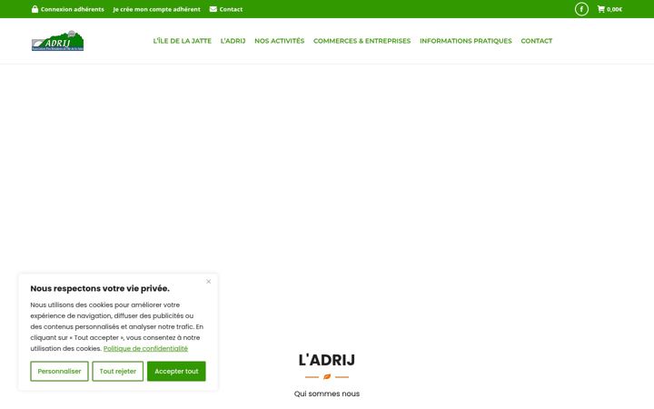 Snímek obrazovky adrij.com