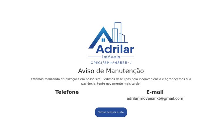 Screenshot of adrilarimoveis.com.br