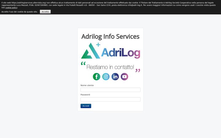 Screenshot of adrilogiservices.altervista.org